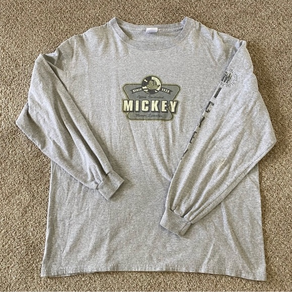 Disney Mickey Long Sleeve Shirtb - Picture 1 of 3